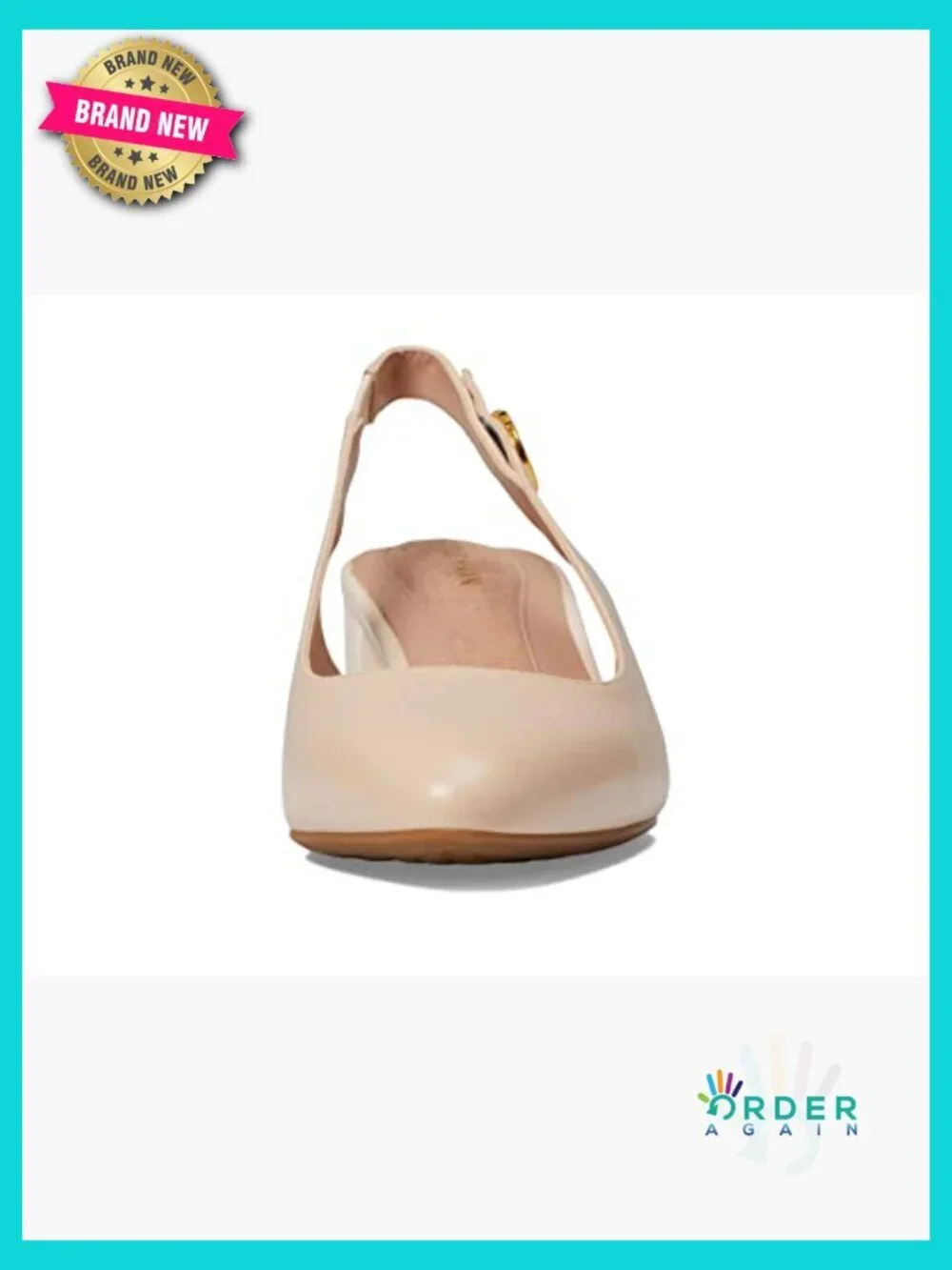 Classic Slingback Pump Block Heel Superfoam Cushioned Lightweight Business